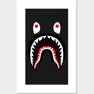 Bape Shark T-Shirt Posters and Art